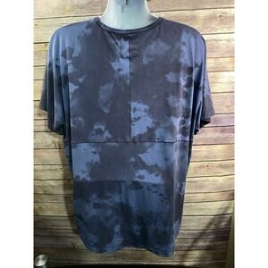 Nike Yoga Top T-Shirt Allover Print Short-Sleeve Soft DX0922-015 Men's XL